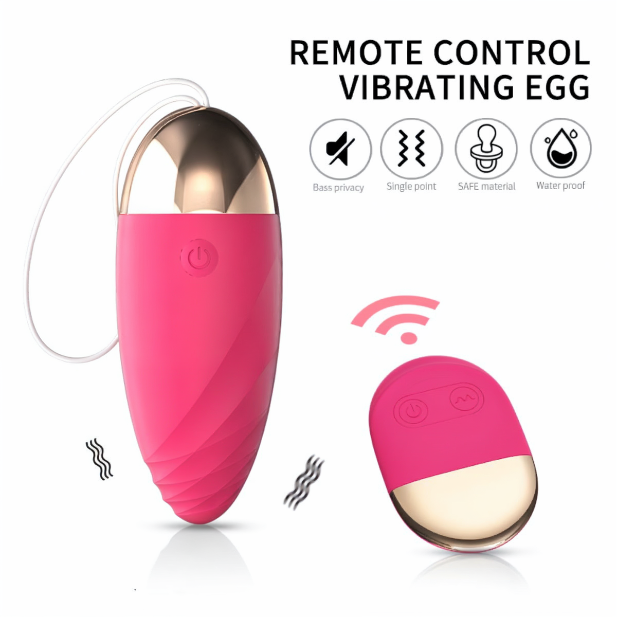Huevo Control Remoto 10 Funciones Ll-A2215 - balas y huevos - envio discreto a Colombia - producto de bienestar íntimo