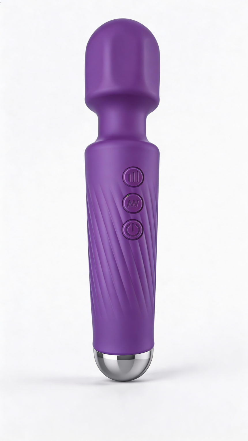 Masajeador Silicona Cordless Wand Massager Ev-1921 - Morado - masajeadores - envio discreto a Colombia - producto de bienestar íntimo