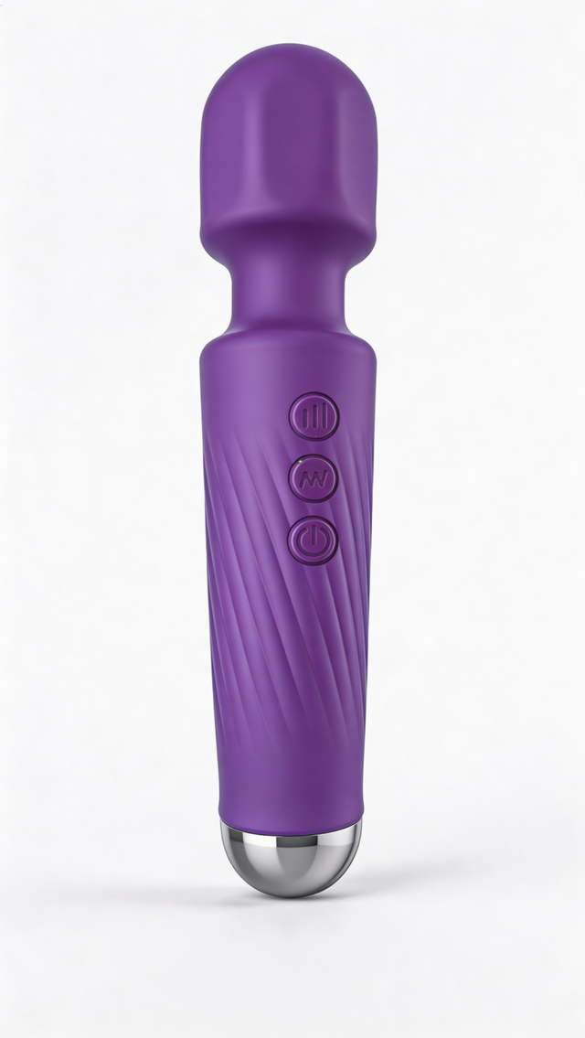 Masajeador Silicona Cordless Wand Massager Ev-1921 - Morado