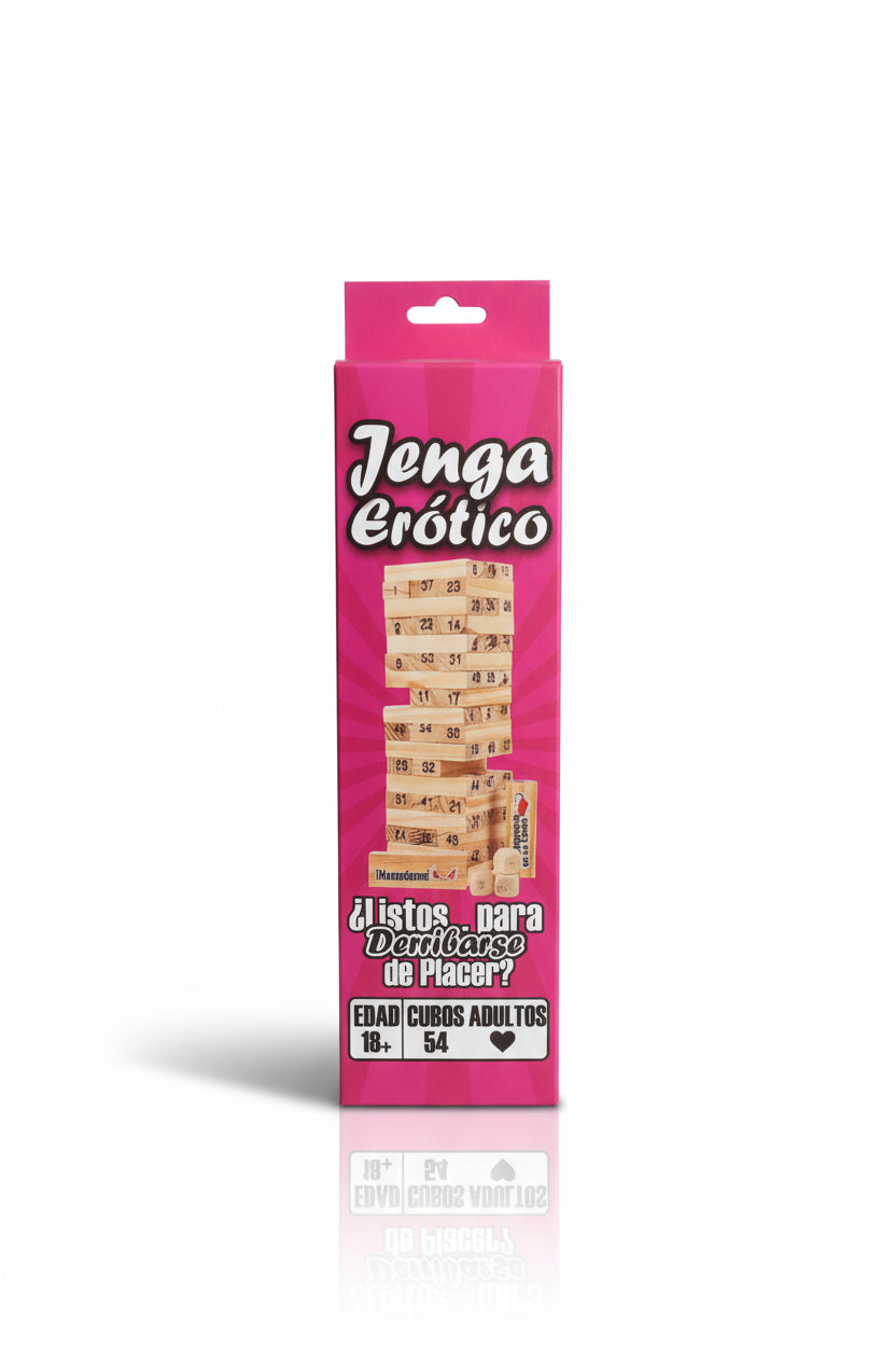 Jenga Erótico - juegos eroticos - envio discreto a Colombia - producto de bienestar íntimo