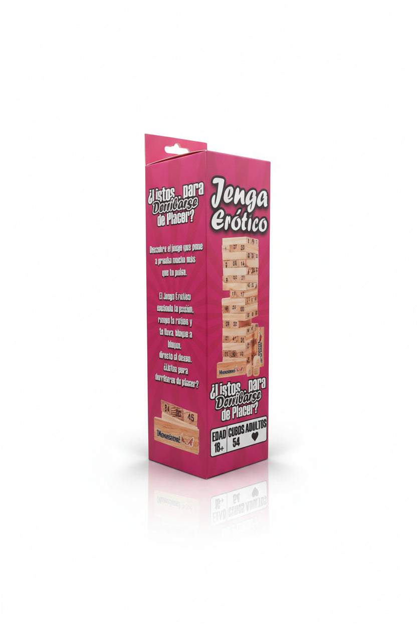 Jenga Erótico - juegos eroticos - envio discreto a Colombia - producto de bienestar íntimo
