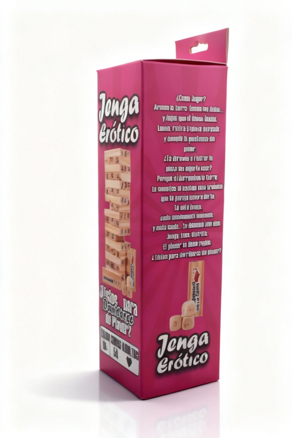 Jenga Erótico - juegos eroticos - envio discreto a Colombia - producto de bienestar íntimo