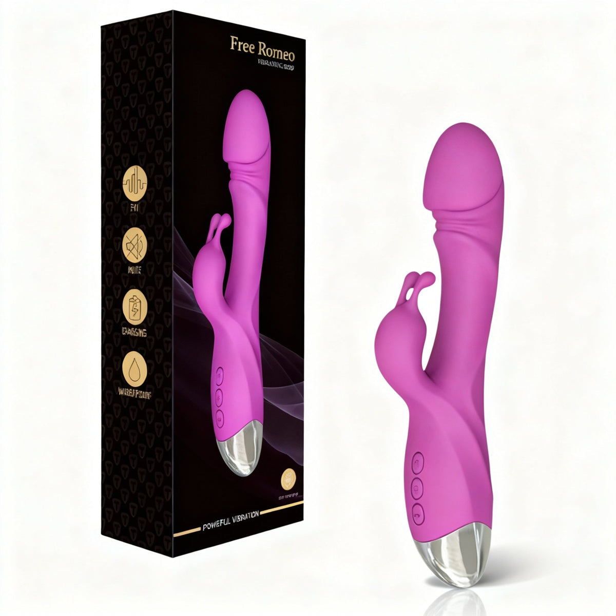 Vib Silicona 10 Funciones Ms-67 - linea exclusiva faratoys - envio discreto a Colombia - producto de bienestar íntimo