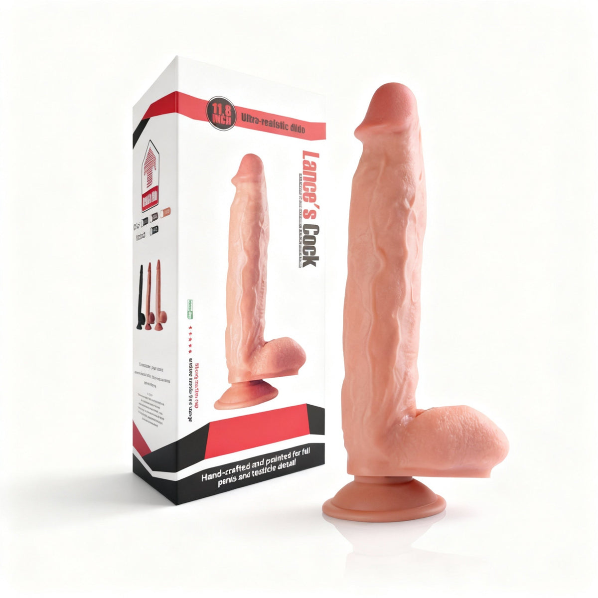 Masajeador Realista Qs-B009 - linea exclusiva faratoys - envio discreto a Colombia - producto de bienestar íntimo