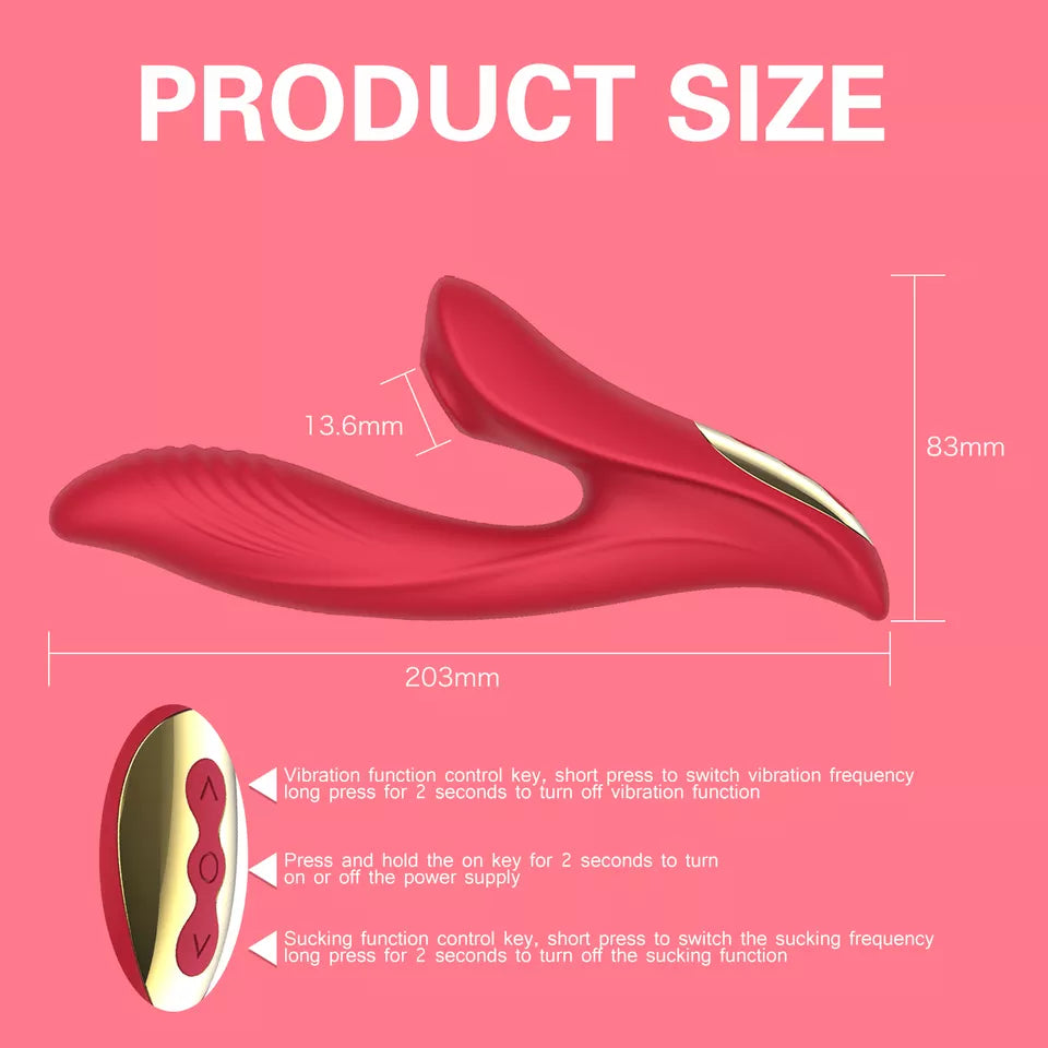 Vibrador Doble Estimulación Osdas Clitoris Hi Ladyia Winyi Wyn091 - vibradores - envio discreto a Colombia - producto de bienestar íntimo