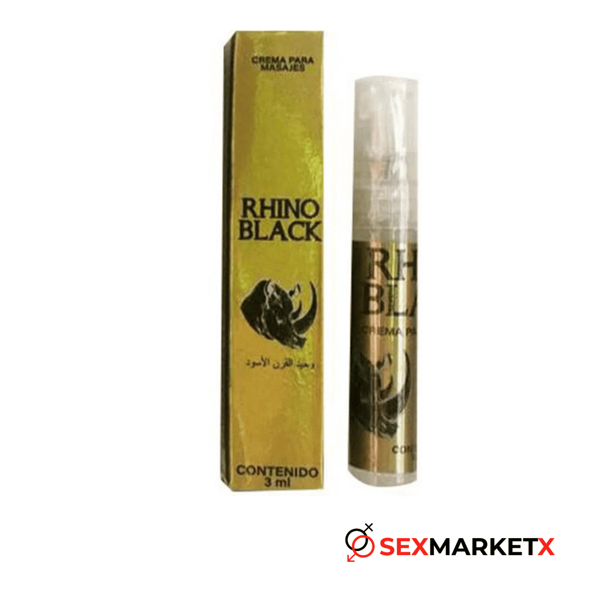 Retardante Rhino Black Spray - retardantes - envio discreto a Colombia - producto de bienestar íntimo