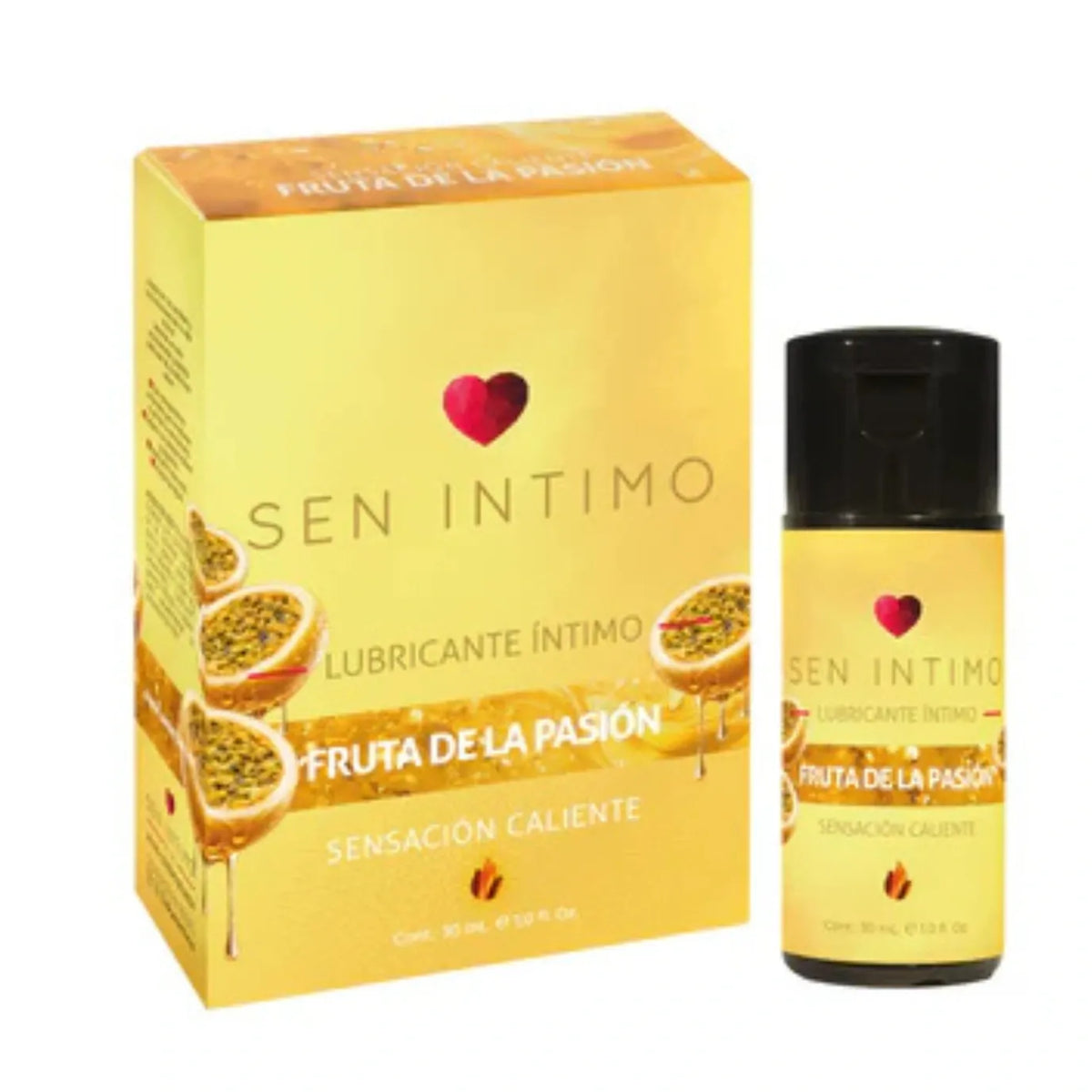 Lubricante Intimo intimo Passion Fruit Maracuya x 30ml - lubricantes - envio discreto a Colombia - producto de bienestar íntimo