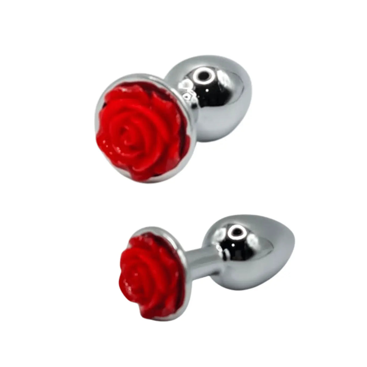 Plug Anal Metálico Rose Talla S - anales - envio discreto a Colombia - producto de bienestar íntimo