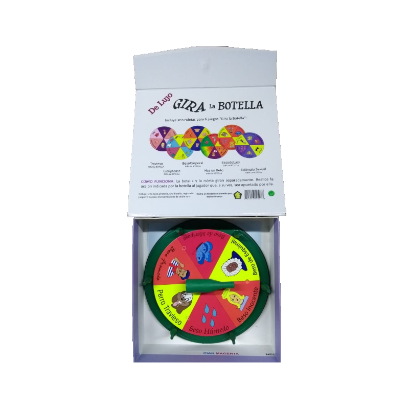 Juego Erótico Gira La Botella - juegos eroticos - envio discreto a Colombia - producto de bienestar íntimo