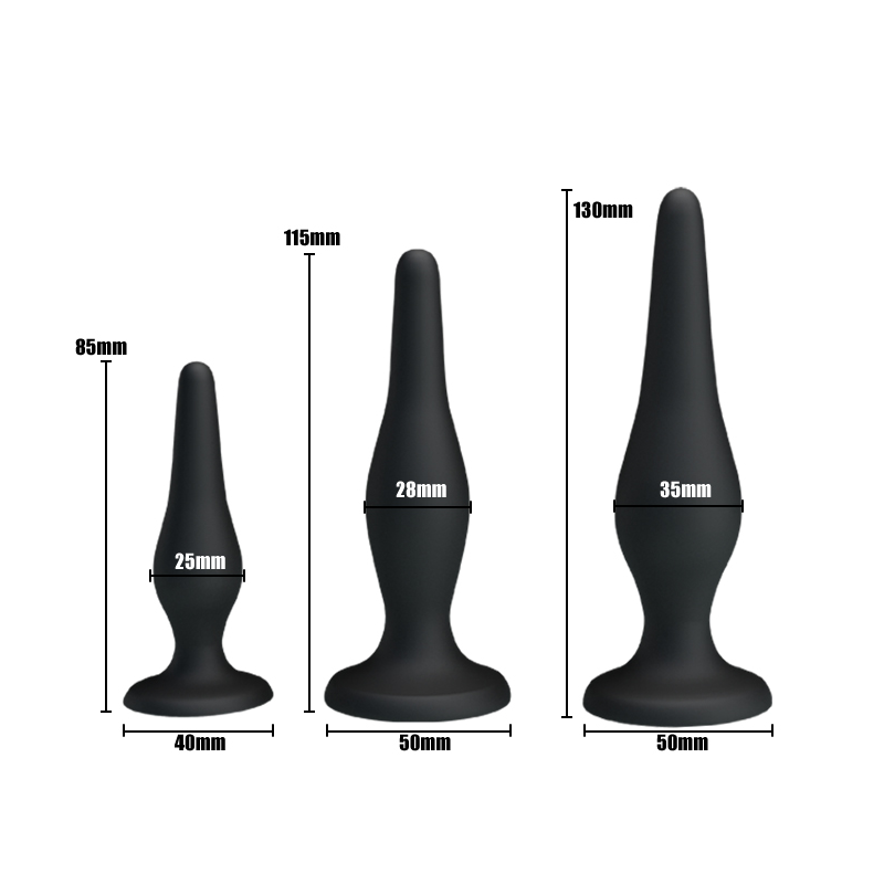 Plug Trio Pretty Love Beginners - linea exclusiva prettylove - envio discreto a Colombia - producto de bienestar íntimo