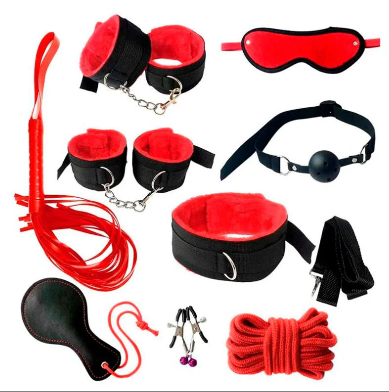 Kit Fetish Sado 10 Piezas - bdsm fetish - envio discreto a Colombia - producto de bienestar íntimo