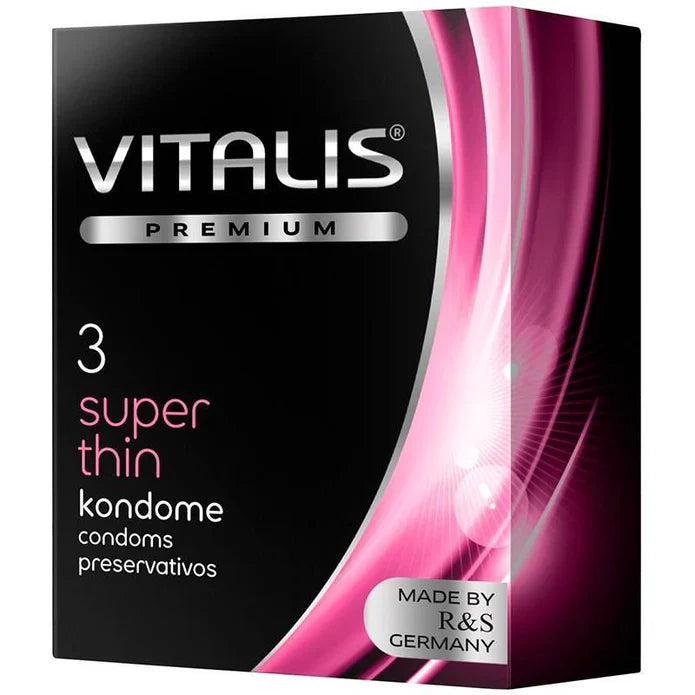Condones Vitalis - Super Thin - preservativos - envio discreto a Colombia - producto de bienestar íntimo