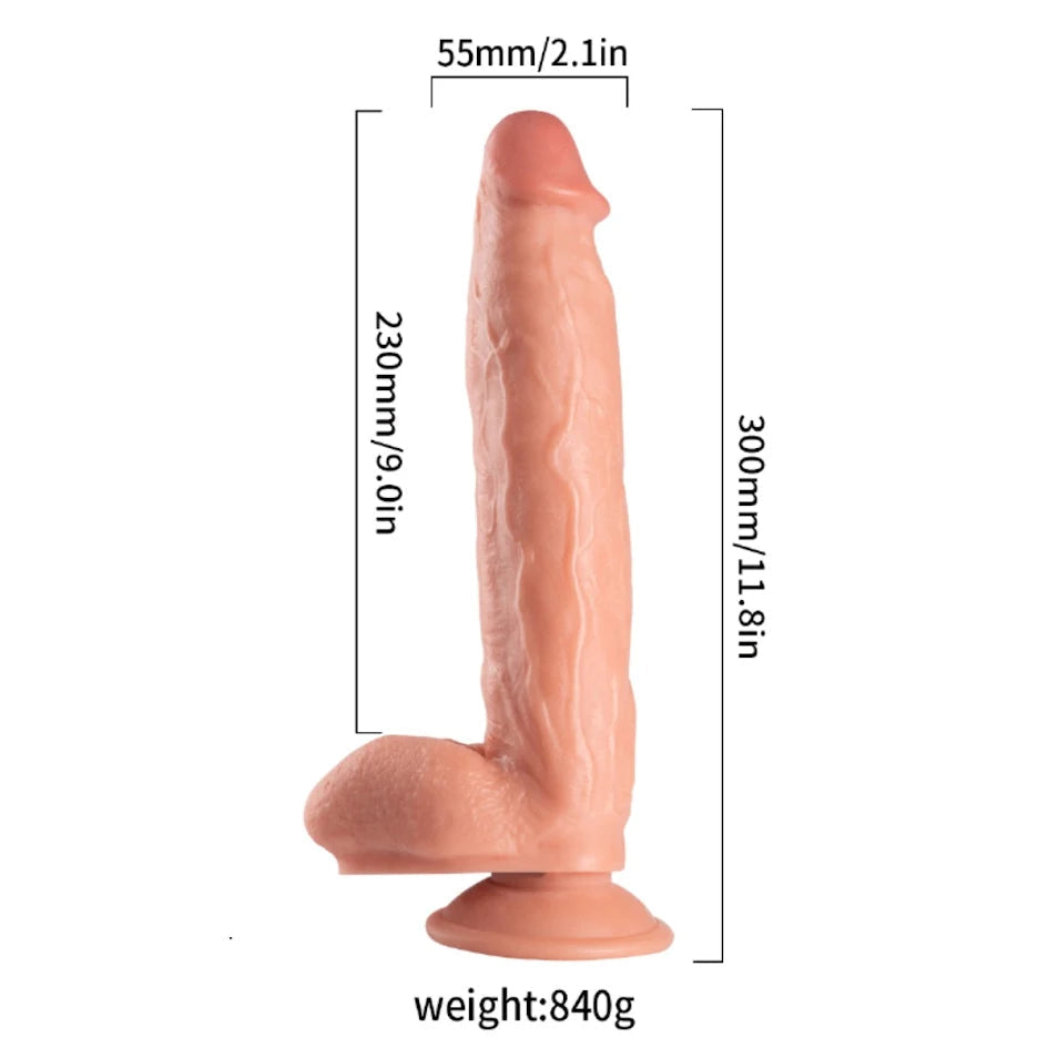 Masajeador Realista Qs-B009 - linea exclusiva faratoys - envio discreto a Colombia - producto de bienestar íntimo